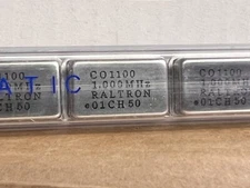 Raltron CO1100 1 MHz Crystal Oscillator in Anti-Static Sleeve