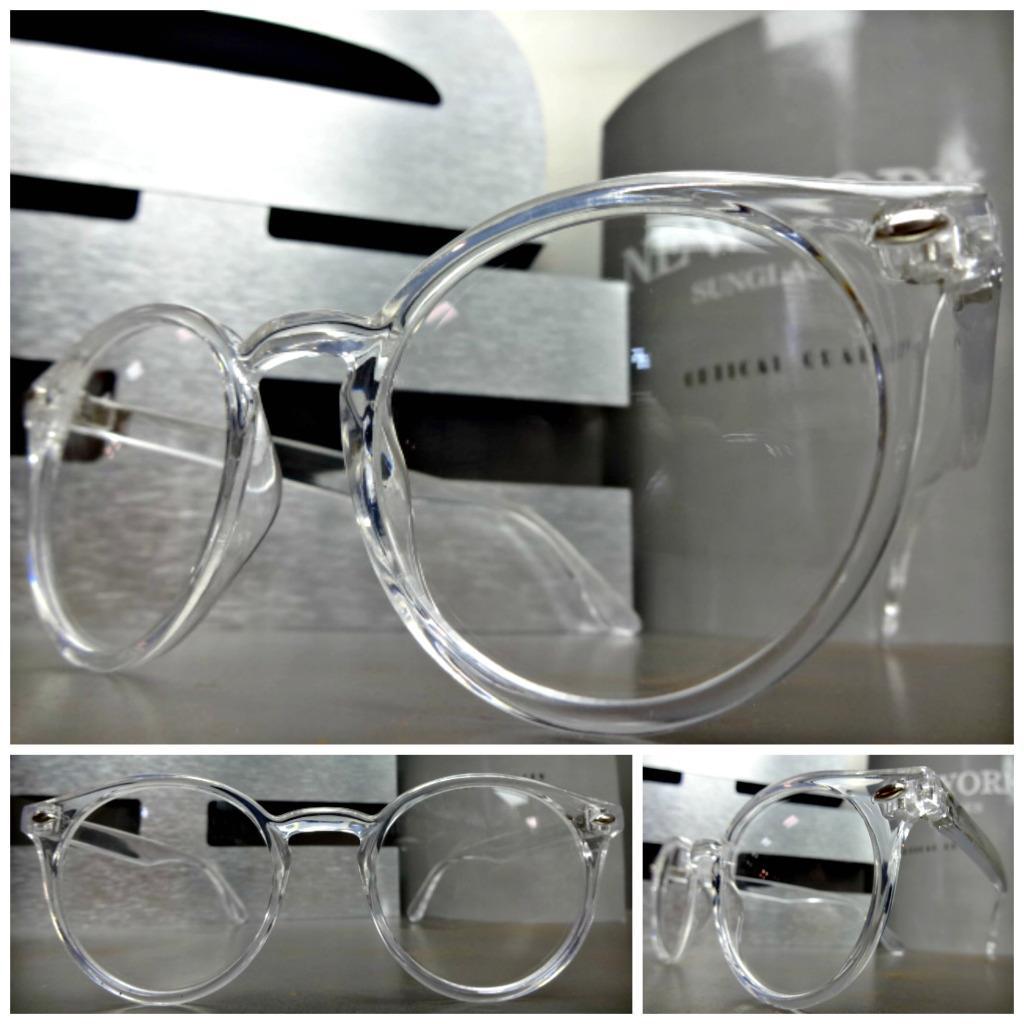CLASSIC VINTAGE 50s RETRO Style Clear Lens EYE GLASSES Transparent