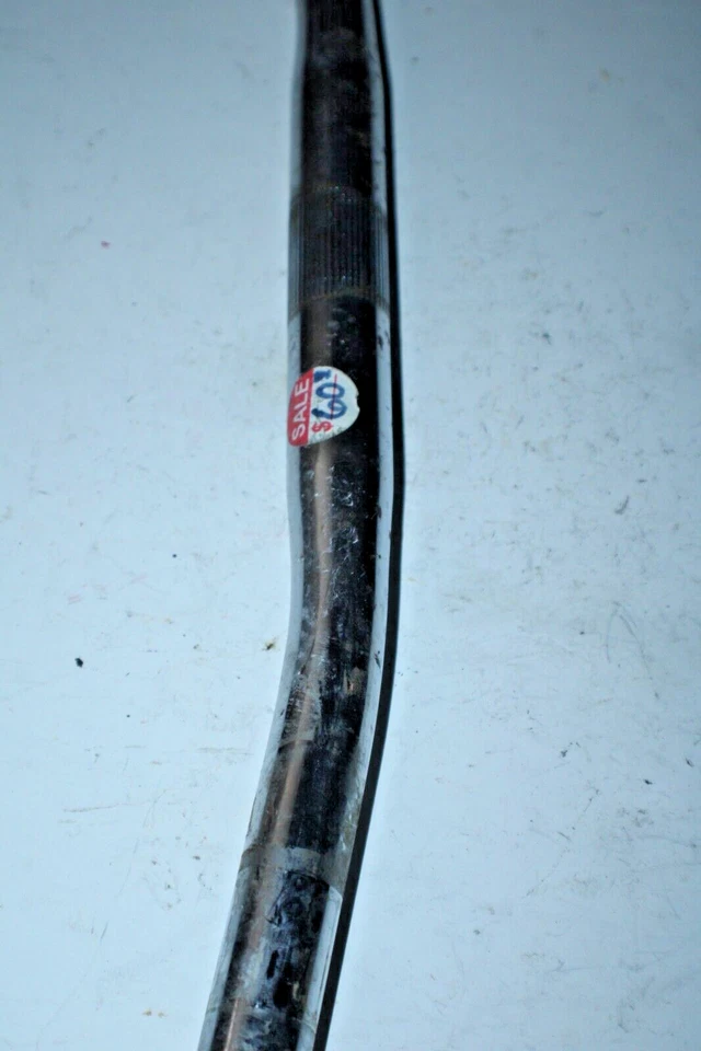 Manillar de barra plana MTB 25,4 mm 61 cm 22,2 mm Trail Downhill plateado acero remitente de EE. UU. Foto 4 de 4