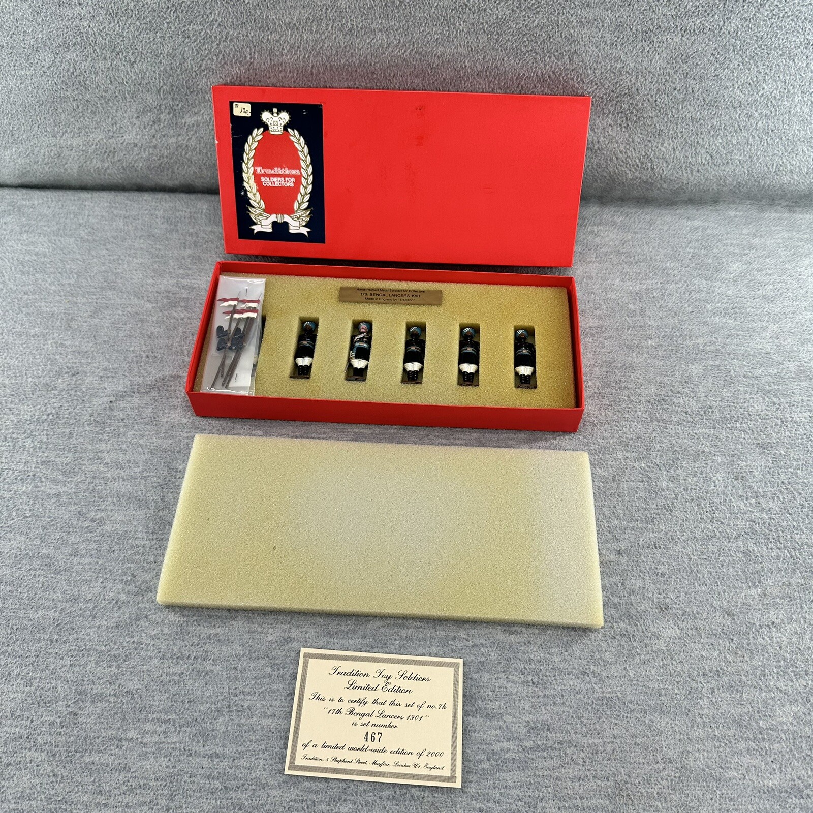 TRADITION SOLDIERS FOR COLLECTORS - 7B 17th Bengal Lancers 1901 Set in Box