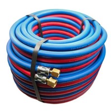 Acetylen Sauerstoff Zwillingsschlauch 9 x 6 mm Autogenschlauch fertig montiert