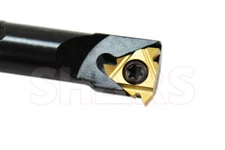 Shars 1/2 LH Internal Indexable Threading Boring Bar ER16 Insert Certificate P]
