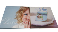 NEW Lot of 2 Cherish Scrapbook Layouts  Wishes CARDMAKING Jeanette Lynton Book