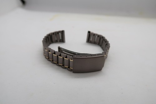 BEAR,Two Tone,Straight End,14mm,Adjust Bracelet LADIES WATCH BAND,Mint B14-02 - Picture 2 of 6