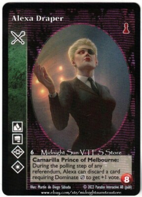 Alexa Draper Ventrue New Blood V:TES VTES Vampire CCG