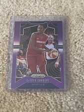 2020 Panini Prizm WNBA Prizms PURPLE LaToya Sanders #43/125 Washington Mystics