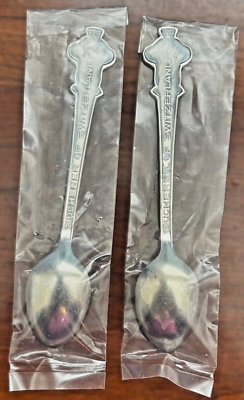 VTG New Rolex Collector's Spoons Bucherer of Switzerland (set of 2