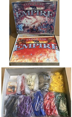   Seltenes Vintage Conquest Of The Empire Brettspiel Originalverpackt Retro 2005