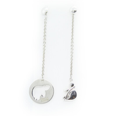 Boucles D'oreilles Tortue En Argent 925 Avec Cristaux – Monture Fermée Sécurisée Pour Filles Et Femmes - 3