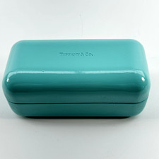 Tiffany  Co. Eyeglass / Sunglass Case G45 w/ Cleaning Cloth GUC