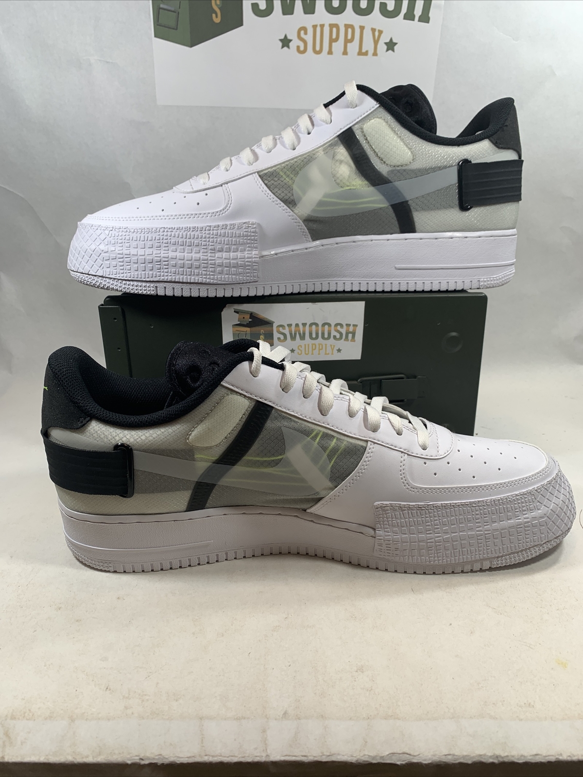 af1 type white black volt