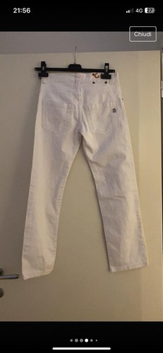 Jeans DONDUP Donna Bianchi PRATICAMENTE NUOVI - Foto 2 di 4