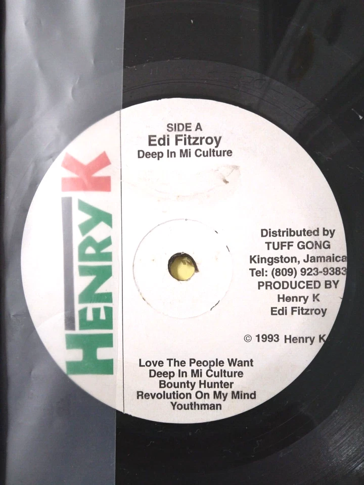 Edi Fitzroy – Deep In Mi Culture - Vinyl LP 1993 Foto 2 de 3