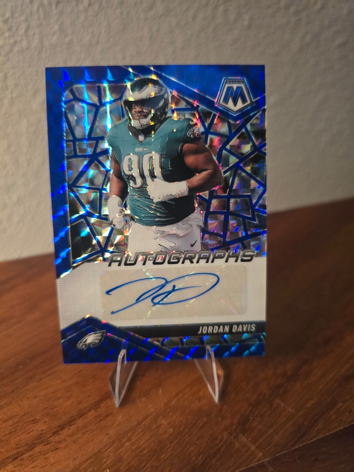 2025 Panini Mosaic-Autographs Jordan Davis #AMC-JDA~ Blue/99