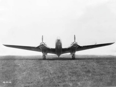 The four seater bomber plane LIORE OLIVIER LeO 451 ground October- 1939 Photo