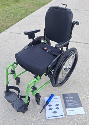 TiLite Aero X Folding Wheelchair Spinergy Xpox wheels primo tire Roho seat 16x20
