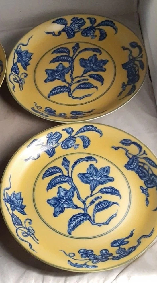 陶瓷中国风黄色| eBay
