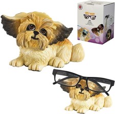 Image of Optipaws Shih Tzu Dog Lying Glasses Holder Figurine New in Gift Box