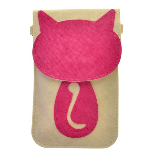 Borsa a tracolla nuova donna carina gatto ragazza mini borsa telefono borsette - Foto 8 di 9
