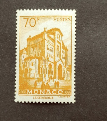 EARLY DEFINITIVES 70FR MONACO VF MNH (K7)