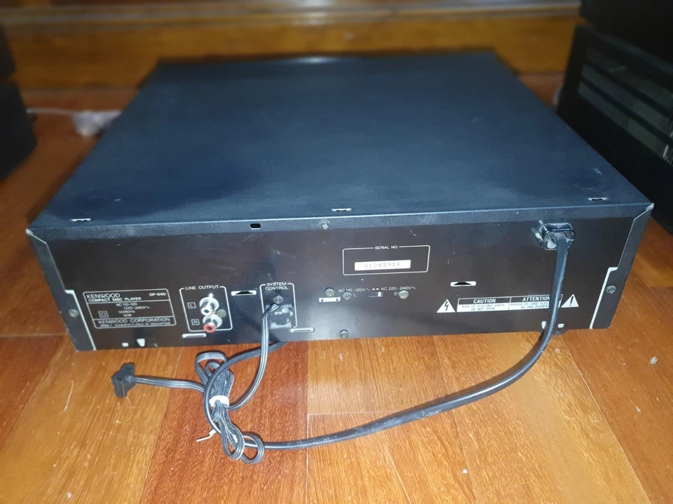 KENWOOD PERLA NERA M54 FRONTALE IN ALLUMINIO FUNZIONANTE TELECOMAN - Bild 4 von 4