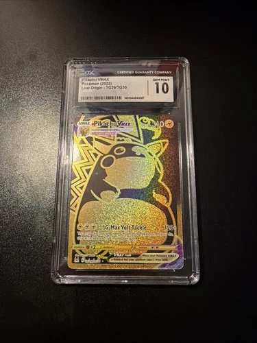 Pikachu VMAX #TG29/TG30 CGC 10 - 2022 Pokemon SWSH Lost Origin Trainer Gallery