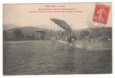 TRÈS RARE - L'AVIATION à SAINTE-MARGUERITE (St-DIÉ 88) BIPLAN SOMMER par ROBINET