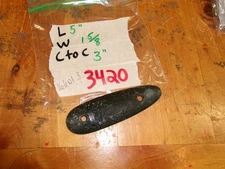 factory Remington 700 series aluminum buttplate,use measurements in the pictures