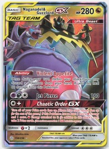 Naganadel & Guzzlord GX 158/236 Cosmic Eclipse