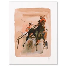 Mark King (1931-2014), "Pacer" Limited Edition Serigraph, Numbered and Hand Sign