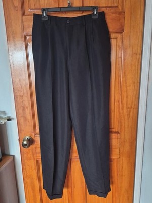 Perry Ellis Mens Black Dress Pants 30 / 32  NWOT 