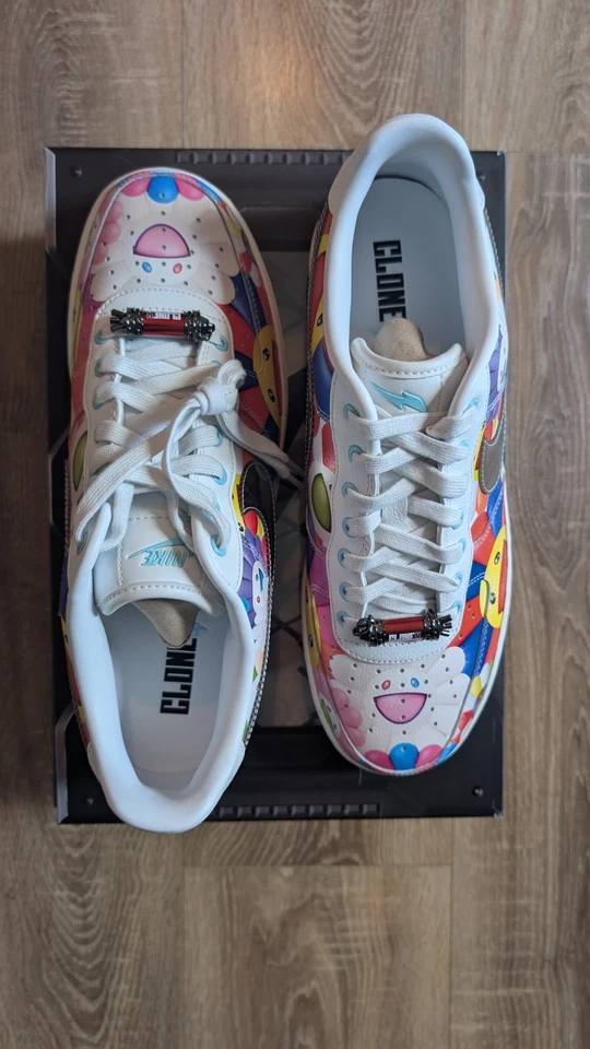 Nike Air Force 1 Low RTFKT x Takashi Murakami Drip (EU44 US10 FQ4051-900) - Photo 1/4