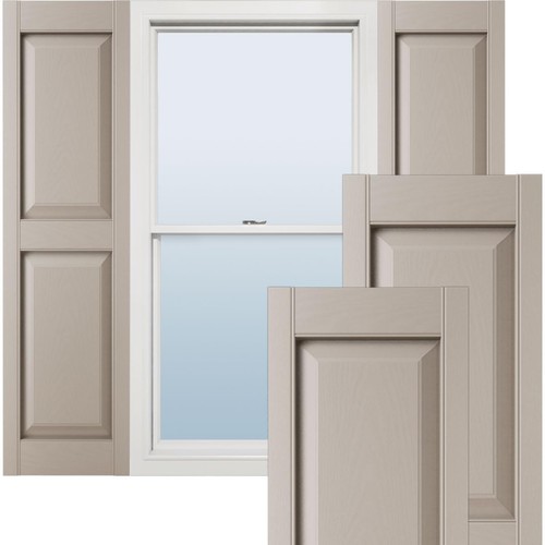 Lifetime Vinyl LP2S14X05900CL Standard Two Equal Panel Vinyls, Raised Panel V...