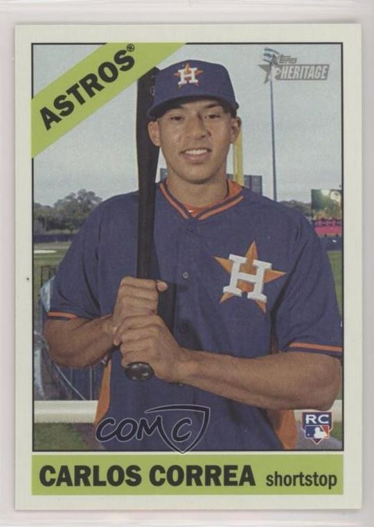 2015 Topps Heritage High Number Carlos Correa #563 0nr3