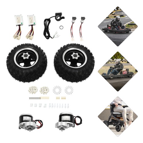 10" 24V 250W Electric Cart ATV Motor Air Wheel Set Beach Scooter Conversion Kit - Picture 18 of 18