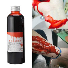 Fake Blood Gel Halloween Makeup Costume Cosplay Horror Party Prank Prop 30-100ml