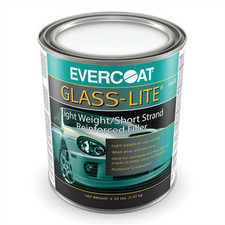Fibre Glass Evercoat Glass-lite 100638 Lightweight Short Strand Reinforced Fille Fibre Glass Evercoat Glass-lite 100638 Lightweight Short Strand Reinforced Fille