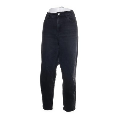 Jeans, Größe: 42, Schwarz, Einfarbig, Denim, Damen #gTw
