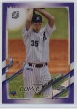 2021 Chrome NPB Nippon Professional Baseball Purple Refractor Shota Suzuki b6y