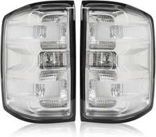 G-PLUS Tail Lights w/Bulbs Fit Chevy Silverado 1500 2014-2018/Fit Silverado 1500