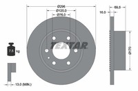 2X Bremsscheibe Textar 93177500 FüR Daily Iveco 6 4 5 Bus 26L11 29L11 29S11 60C5