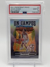 Jalen Suggs 2021 Prizm Draft Picks #3 On Campus /(SSP) Rookie PSA 10