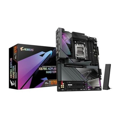 GIGABYTE X870E AORUS MASTER AMD AM5 LGA1718 MOTHERBOARD ATX DDR5 4X M.2 - Black