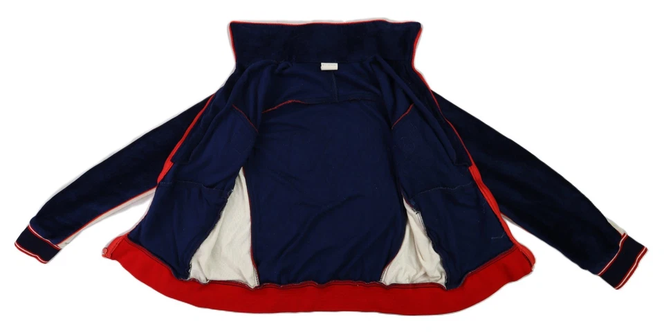 VTG 1980 Levi’s USA Adult S M Olympics Velour Velvet Track Sweatshirt Jacket - Image 4 of 4