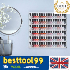 6 Layers Nail Polish Display Rack Wall Mounted Holder Stand Nail Varnish Shelf