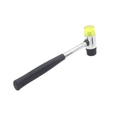 For Crafts 25mm Dual Head Mini Mallet Hammer with Rubber & Nylon Faces Tool