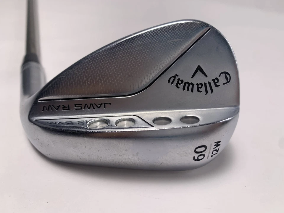 Callaway Jaws Raw Chrome Lob Wedge LW 60* 12 W-GrindRecoil F1 Ladies Graphite RH - Image 2 of 4