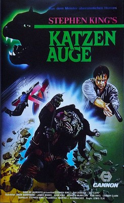 KATZENAUGE  *  Stephen  King  *  ERSTAUFLAGE   ~   großes  Verleihcover  *  KULT