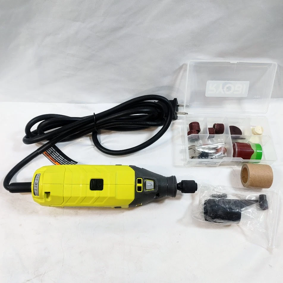 Herramienta giratoria con cable RYOBI 1.2 Amp con accesorios (RRT100) APENAS USADA Foto 4 de 4