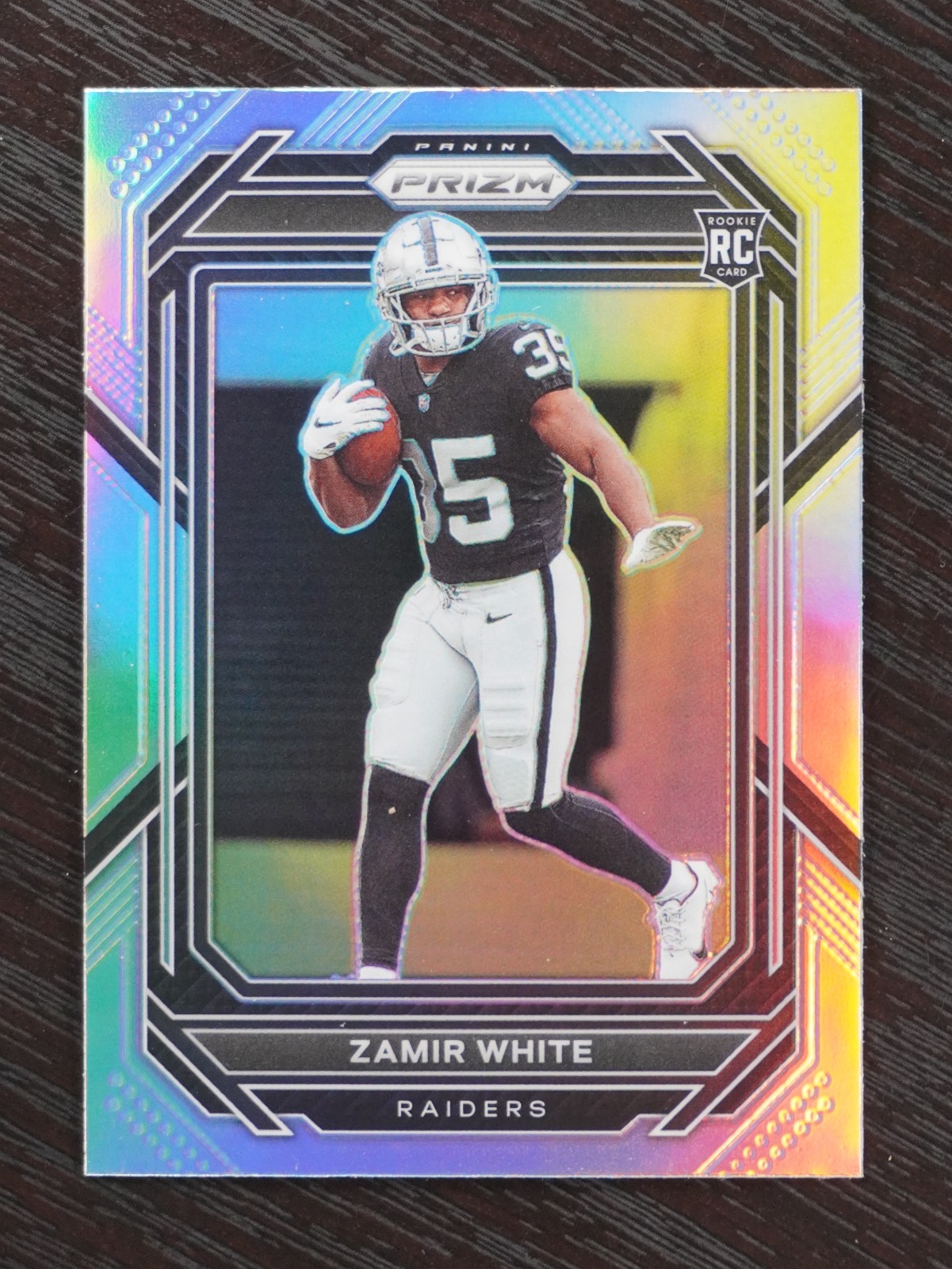 2022 Panini Prizm - Rookie Variation Zamir White #323 Silver Prizm (RC)